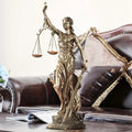 Neu 1 Stücke Gerechtigkeit Fair Themis Statuen Justitia Göttin Skulptur Harz Handwerk Heimdekoration Kunst Desktop Weinschrank Display