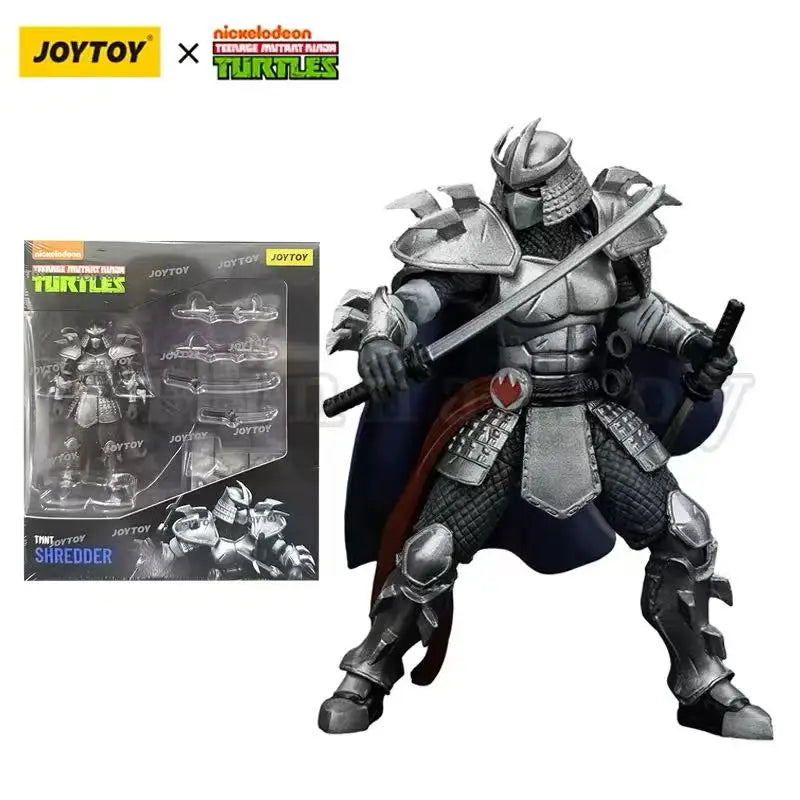 JOYTOY 1/18 Action Figure Turtles Shredder Foot Clan Re-issue Version Anime Toy