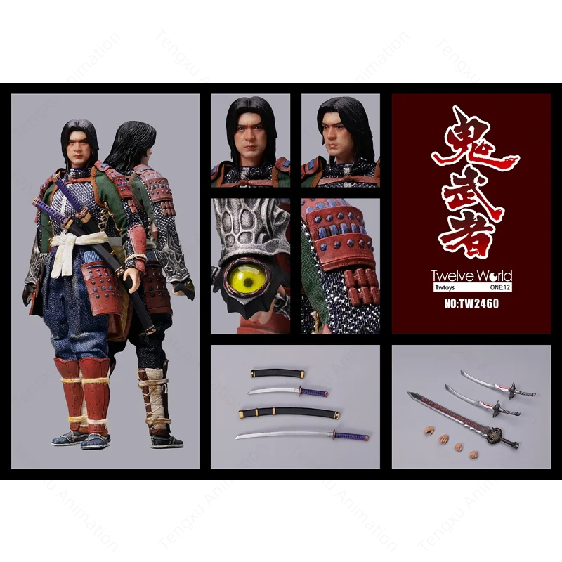 【Spot Goods】Original TWTOYS 1/12 Onimusha TW2460 Anime Action Figure Collector's Gift
