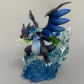 Charizard Mega Evolution X 18cm Battle Pose Anime Figure Statue Desktop Decoration Gift