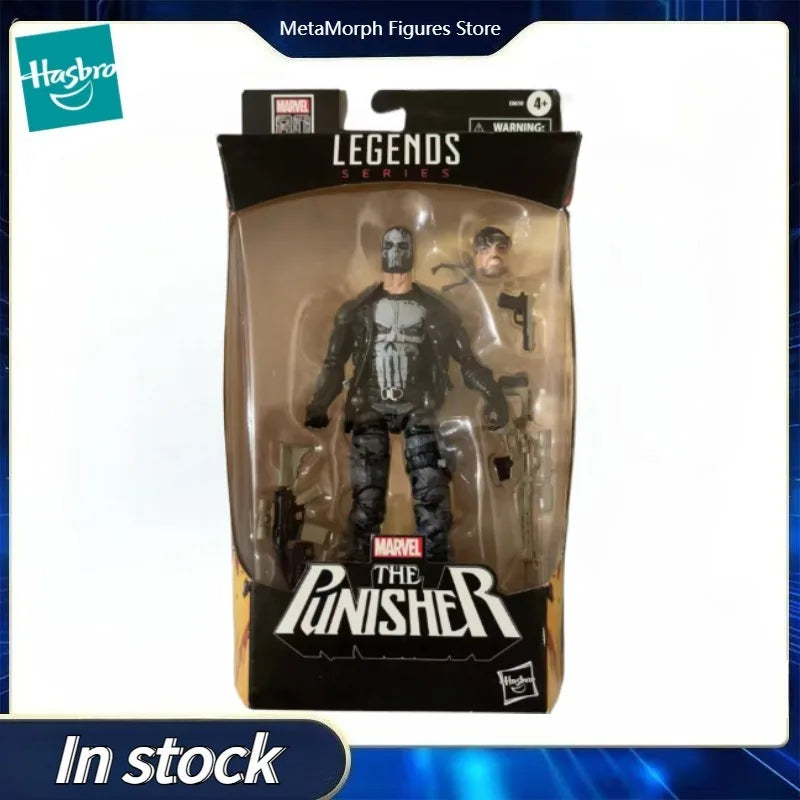 Original Hasbro Marvel Legends Series The PUNISHER Anime Figure Toy Collection Gift
