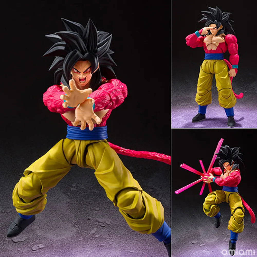 Super Ssj4 Figuras Dragon Ball Z Son Goku Action Figure Toys Anime Saiyan 4 Figurine 16cm Collection Movable Model Children Gift