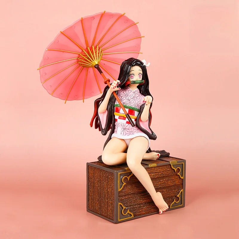 30cm Anime Figure Demon Slayer: Kimetsu No Yaiba - Kamado Nezuko Model Doll Figurines Action Figures Collectible Toy Gift