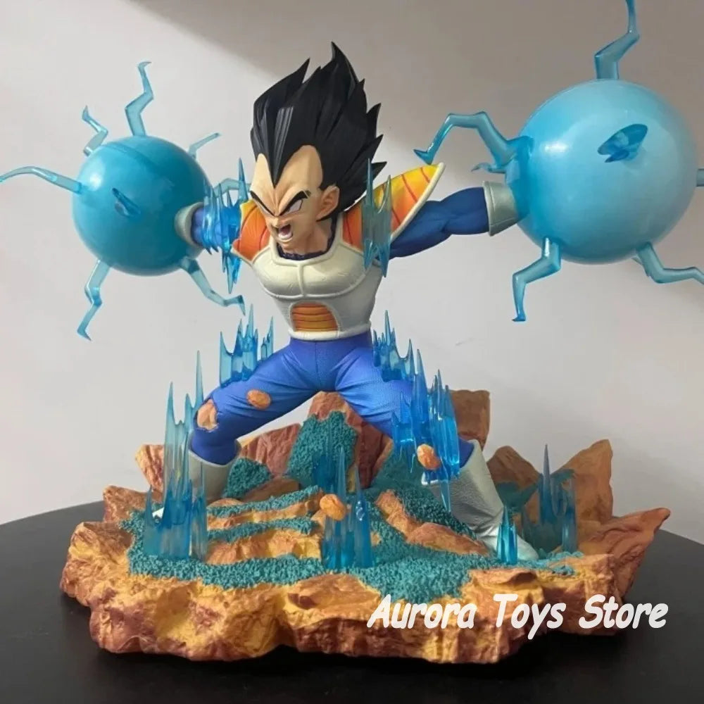 22cm/8.66in Anime Dragon Ball Z Figure Super Saiyan Majin Vegeta Action Figures PVC Statue Collection Model Toys Birthday Gifts