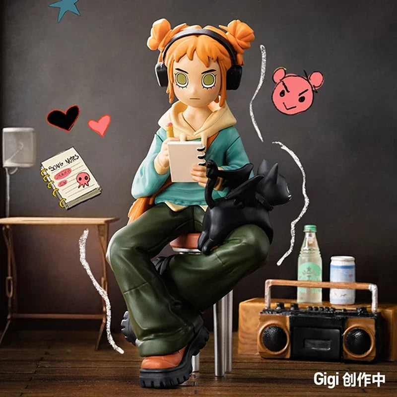 POP MART Peach Riot Rise Up Series Blind Box Toys Kawaii Anime Action Figure Surprise Desktop Ornaments Collection Dolls Gift