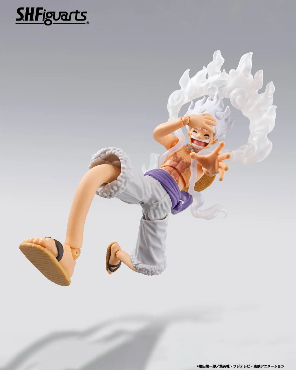 Original Bandai Sh Figuarts SHF ONE PIECE Monkey.D.Luffy Gear5 Future Island Egghead Action Figures Anime Model Toys Collection