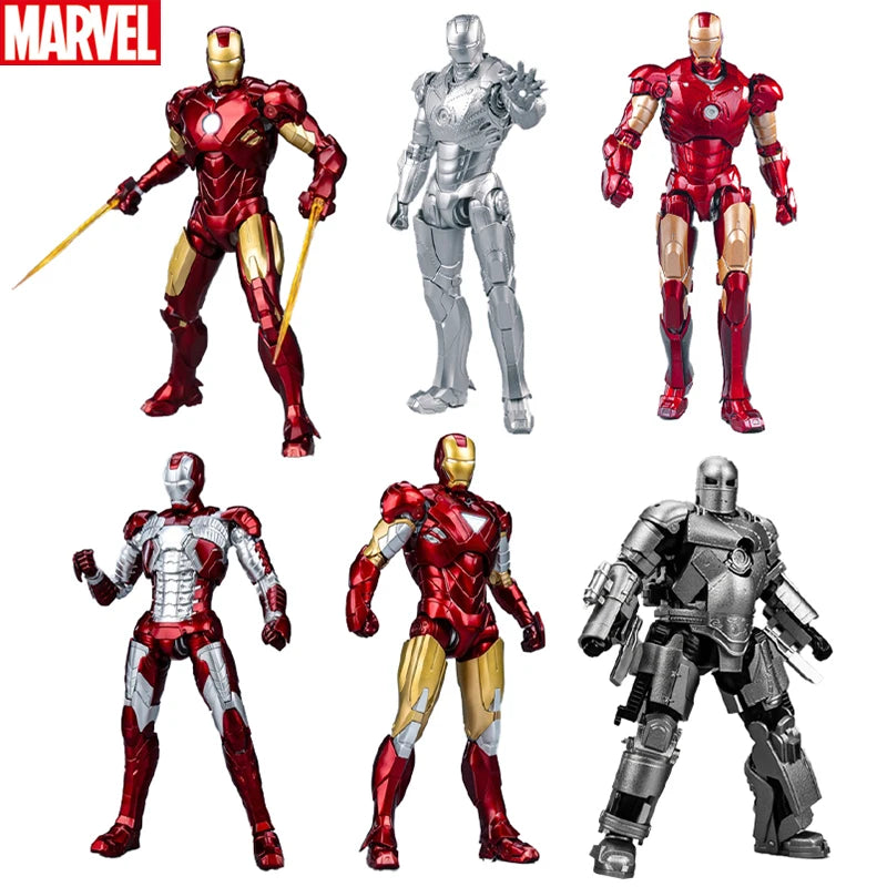 Fondjoy The Avengers Iron Man Modle MK50 Spider-Man MK5 MK6 Assemble Toy Model Collectible Gift 1/12 Action Figures Toy Boy Gift