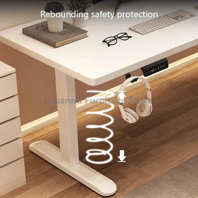 Customizable Electric Adjust Height Office Desk with Display Wide and Sturdy Computer Table