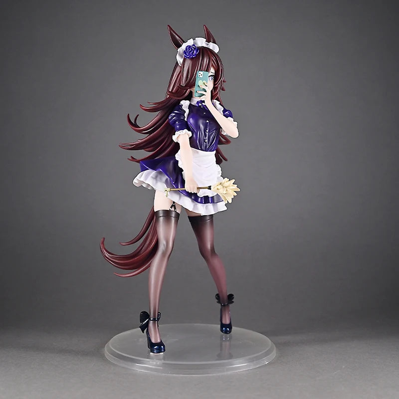 Umamusume Pretty Derby Figure Rice Shower PVC Action Figurine Chinese Anime Figure Girl Toy Game Collectible Model Doll Toy Gift