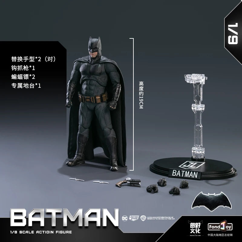 FondJoy Batman Figure Set, Metal Accessories for Enhanced Texture, Poseable Classic Battle Stances, Multiple Armor Versions