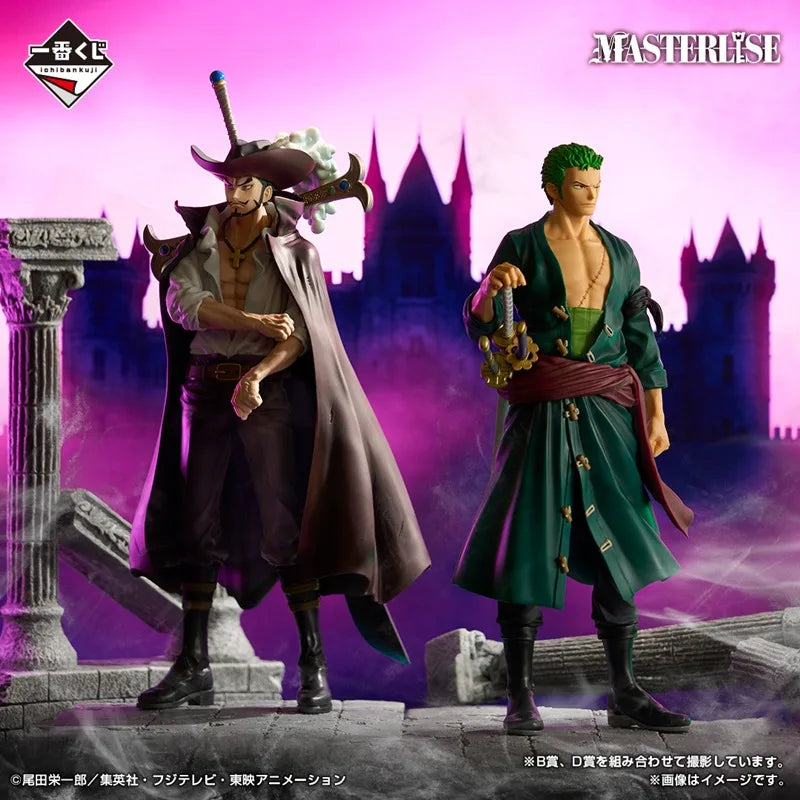 Instock Authentic Brand New Unopened Bandai Banpresto One Piece Ichiban Kuji Luffy Roronoa Zoro Sanji Dracule Mihawk Decoration