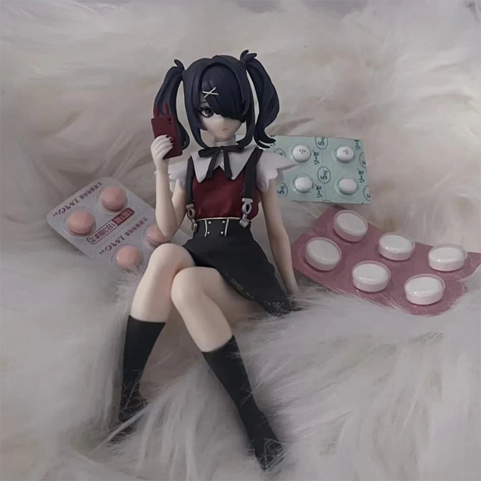 HOT! Aixlan NEEDY GIRL OVERDOSE Figure Rain KAnge PVC Action Figure Amine Adult Anime Girl Statue Collectible Figurine Toys Gift