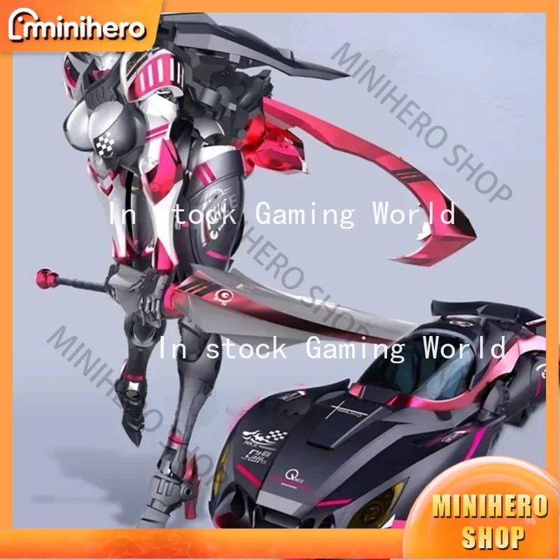 In Stock BIGFIREBIRD BUILD MOCHA MOKA EX01 PLUS Transforming Alloy Robot Toy with ARCEE Car Mode Action Figure for Adults