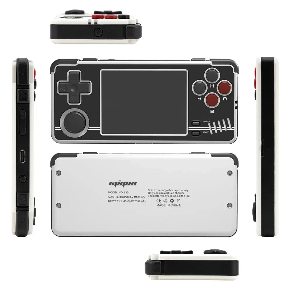Retro Game Console Portable Handheld MIYOO A30 Portable Handheld Retro Game Open Source Linux System 2.8 IPS HD Screen WIFI