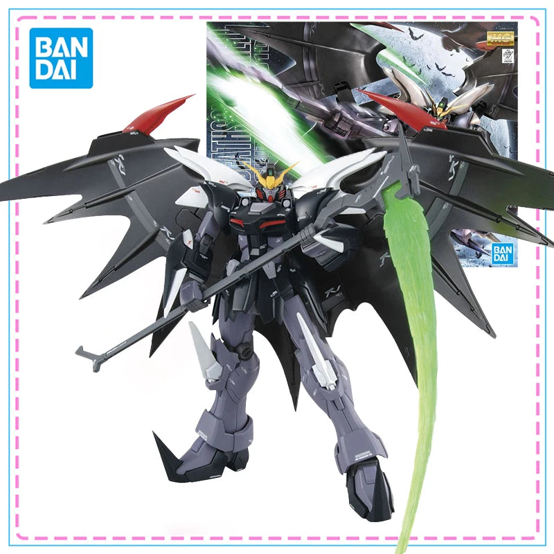 Bandai MG 1/100 XXXG-01D2 Deathscythe Hell EW Gundam Model Kit Action Figure Collectibles Anime Figures Toys for Boys Gift