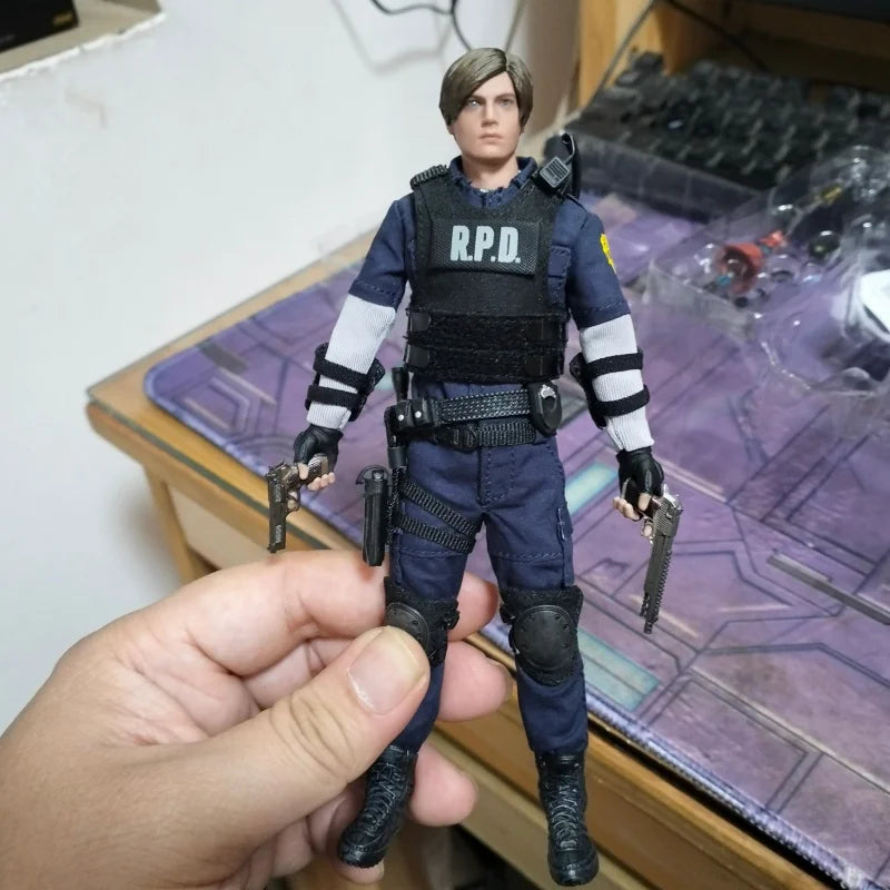In Stock Limtoys Limin 1/12 Police Officer Rpd Leon Action Figure Model 6 Male Soldier Figurine Full Set Collectible Toy Gift