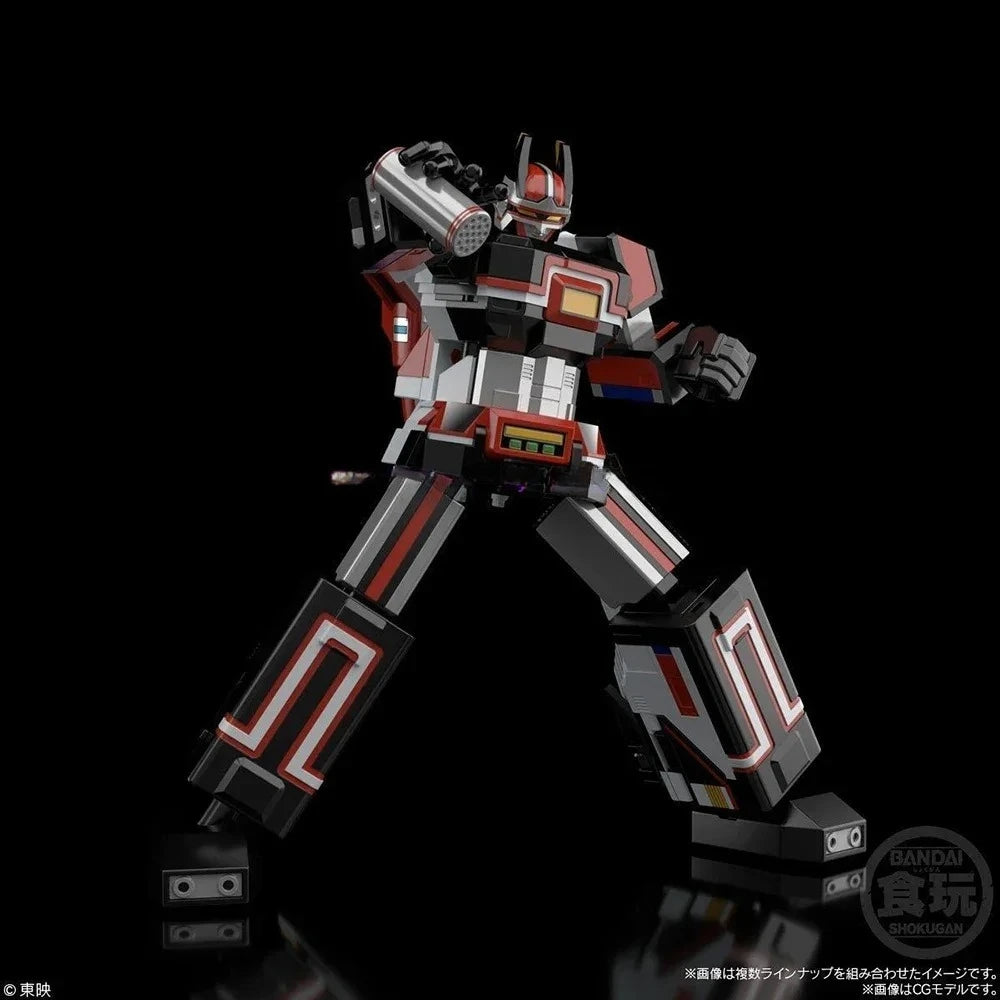 Orginal Bandai Reissue Choudenshi Bioman Bio Robo Figure Model Collection