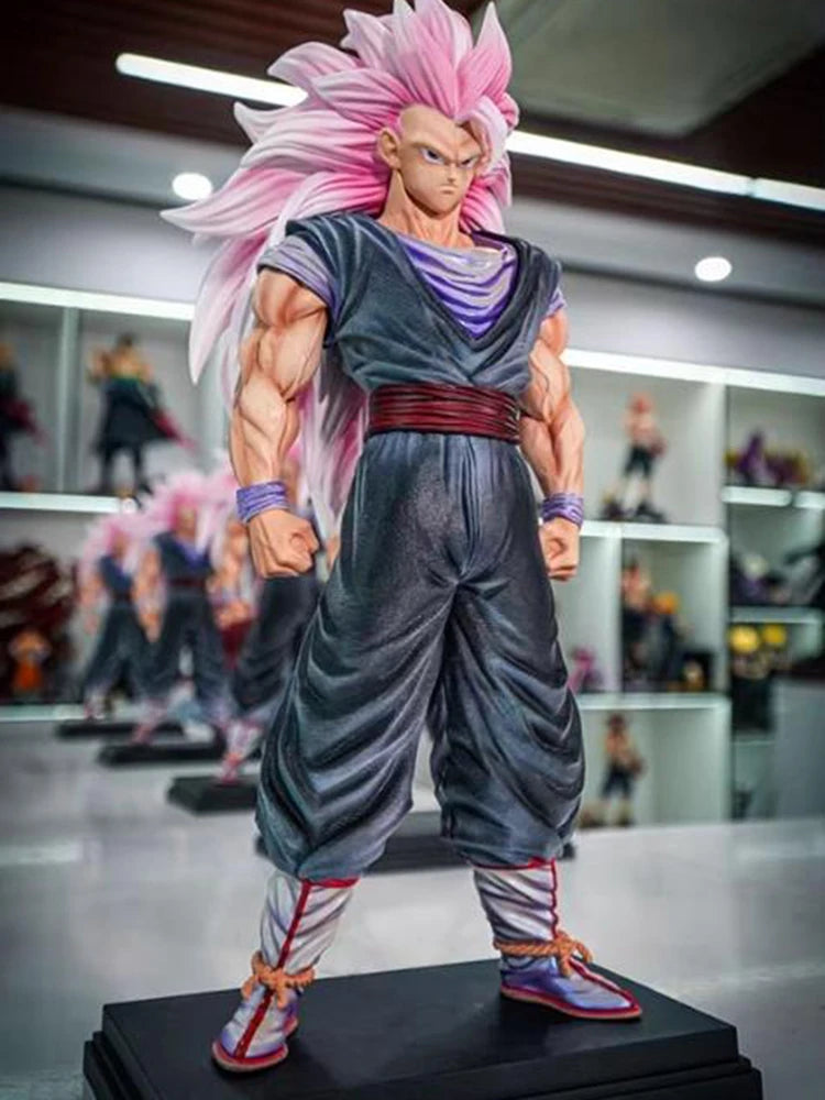 Hot Jt Dragon Ball Anime Figure Son Goku Figurine Ssj3 Goku Figurine Super Saiyan 3 Goku Figures Pvc Statue Model Toys Boy Gift