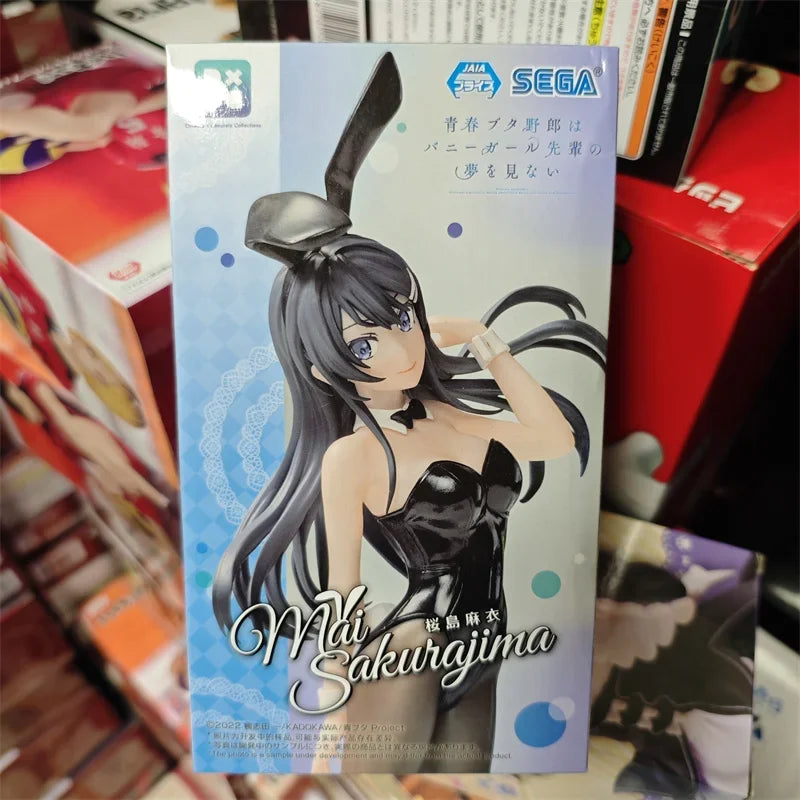 Original SEGA Luminasta Sakurajima Mai Koga Tomoe Kawaii Anime Figur aus PVC, Sammlerstück, Geschenkidee, Dekoration, Puppe