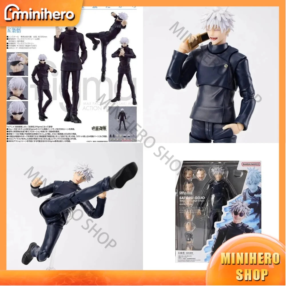 Bandai Spot S.H.Figuarts SHF Satoru Gojo Tokyo Jujitsu Kaisen Anime Action Figure Collectible Finished Model Kit