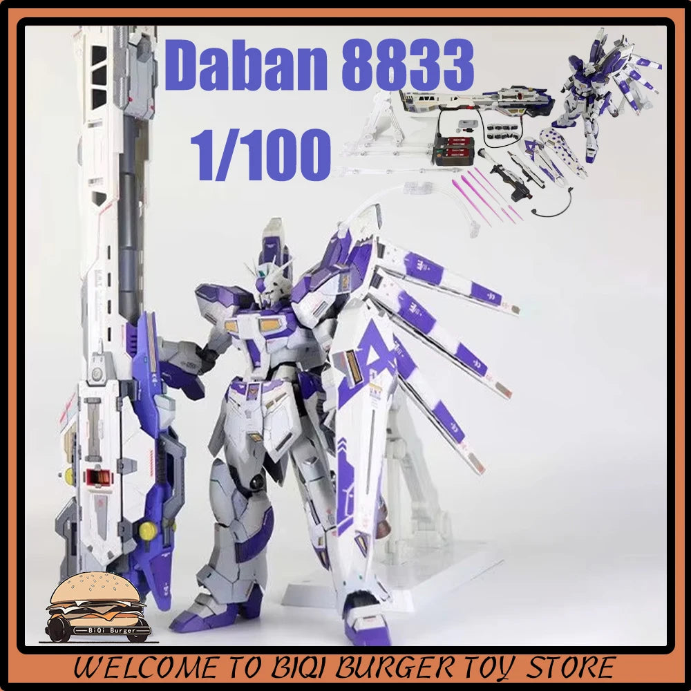 NEW Daban 8833 Hi-V Assembly Model Kit MB 1/100 Action Figures Robot ABS Models Collection Desk Decoration Doll Toy Gifts