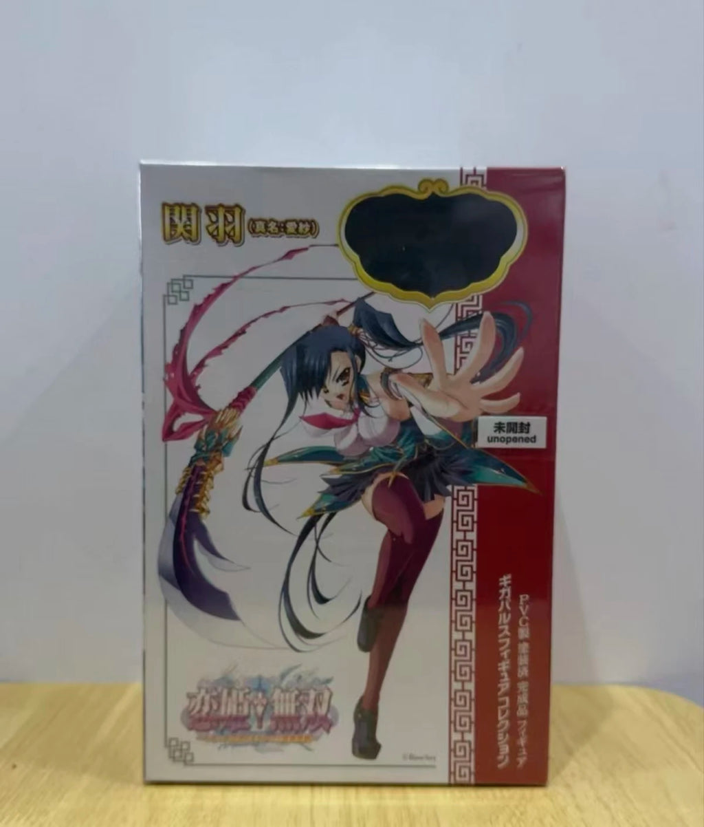 In Stock Original Shin Koihime Musou Kan'u Aisha Anime Action Figure Collection Model Toy Authentic Model CharacterToy Gift Doll