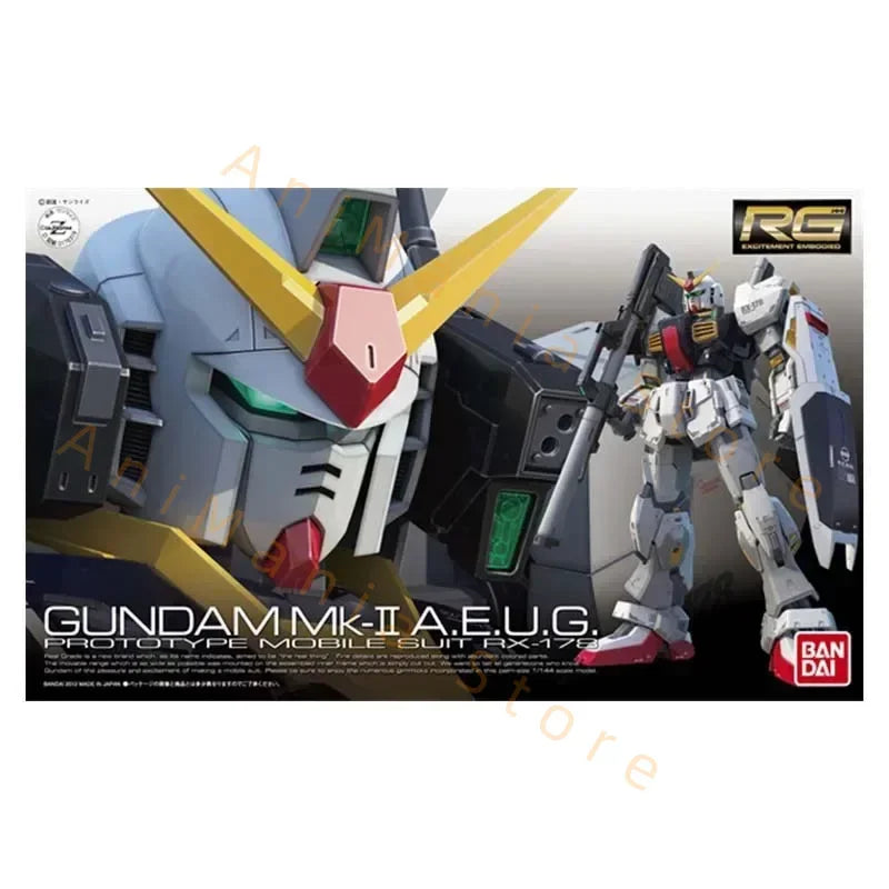 Bandai RG 1/144 Mk 2 AEUG Actionfigur Mobile Suit Gunpla Gundam Modellbausatz Anime Figuren Spielzeug für Jungen Kindergeschenke