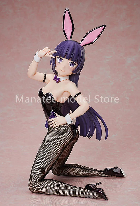FREEing Original Oreimo 2 Kuroneko Bunny Ver. 1/4 PVC Action Figure Anime Model Toys Collection Doll Gift