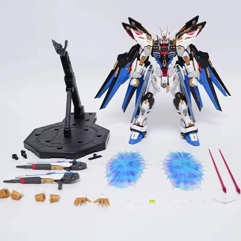Pianxin Strike Freedom Model Mg 1/100 Mgex Assembly Model In Stock Kit Ko Ver Action Figures Robot Plastic Model Toys Gifts