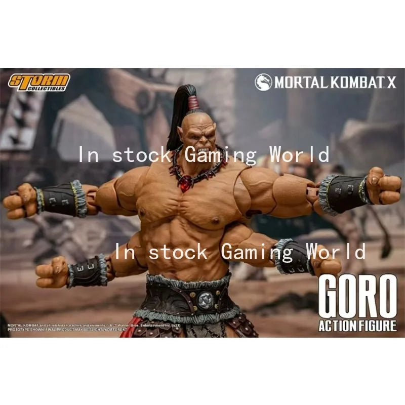 In Stock Storm Toys 1/12 Mortal Kombat GORO Shao Kahn Kintaro Fully Posable Action Figure Collection