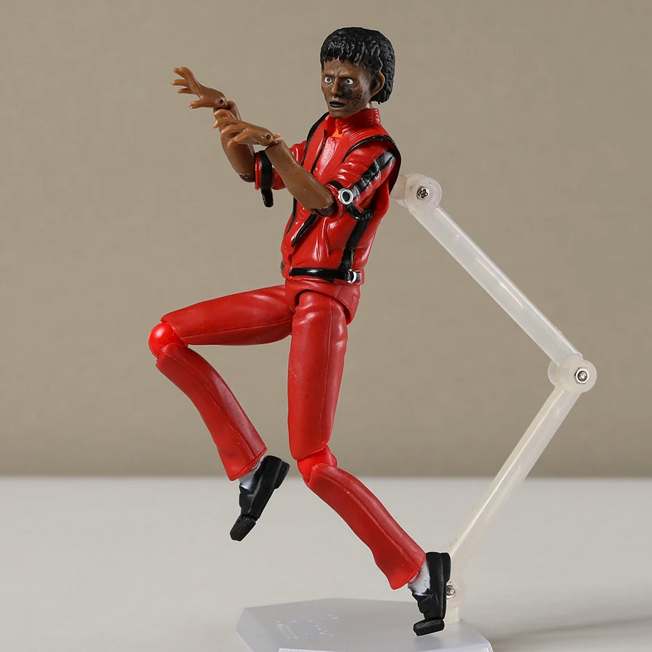 MJ Thriller Ver. Movable Assemble Action Figure Figurine Model Toy