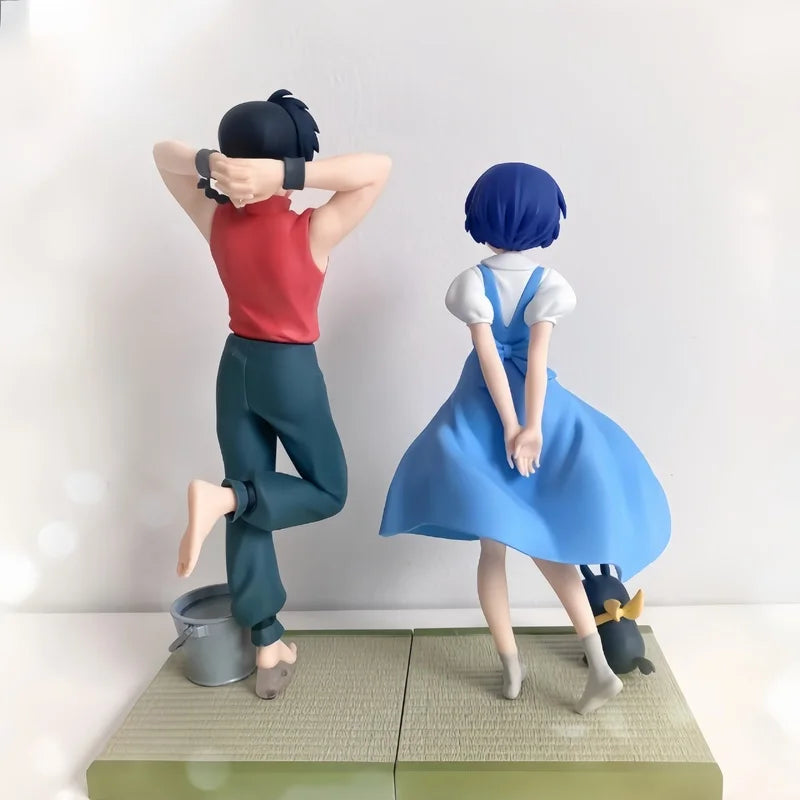 Original Sega In Stock Ranma 1/2 Series Ranma Saotome Akane Tendo Shampoo Anime Figure Pvc Desktop Decor Model Collect Toys Gift