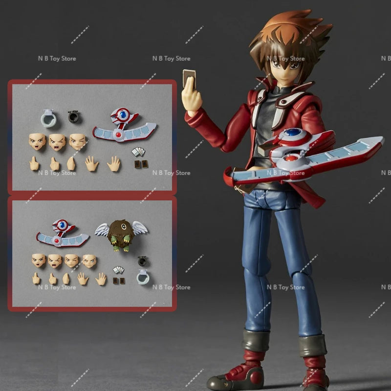 100% Original Kaiyodo Revoltech Jyudai Yuki Yu Gi Oh Duel Monsters GX DX in Stock Anime Collection of Action Figures Model Toys