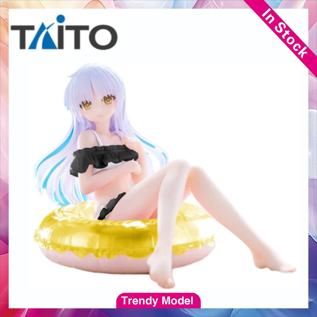 【TM】In Stock TAITO Swimming Ring Girl Angel Beats! Tachibana Kanade New Version Figures Model Toy Gift Collection Ornament