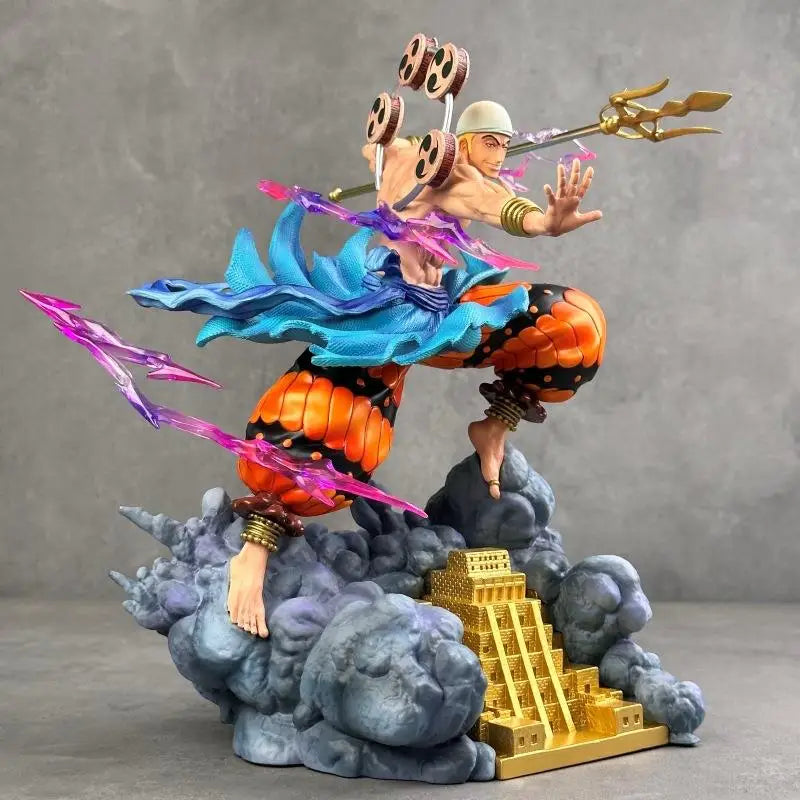 In Stock JT toys 29cm ONE PIECE Anime Figures Enel Figures PVC Statue Model collection Room decoration Birthday Gifts Toys