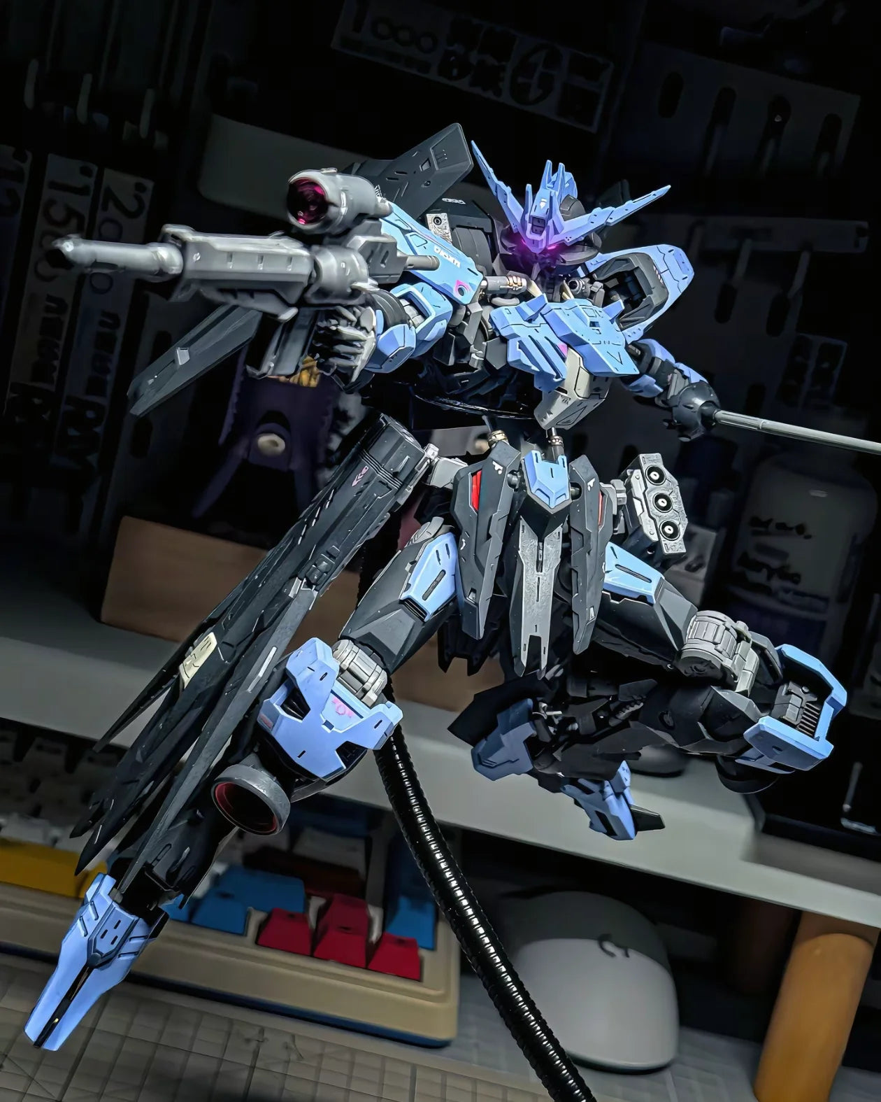 ZHONG GUO Model Vidar MG 1/100 ASW-G-XX Assembly Model Kits Action Figure Plastic Models Collectible Toy Gift
