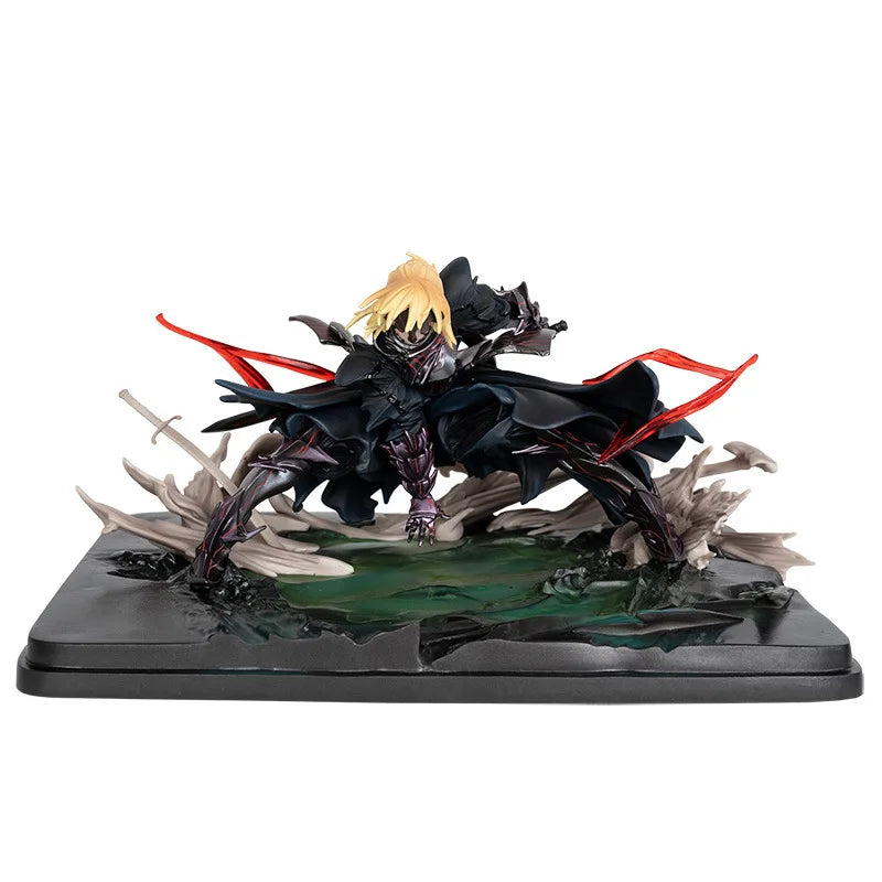 13cm FATE Stay Night Saber Alter Altria Pendragon Anime Figure Model Statue Collection Desktop Decoration Ornament Toy Gift