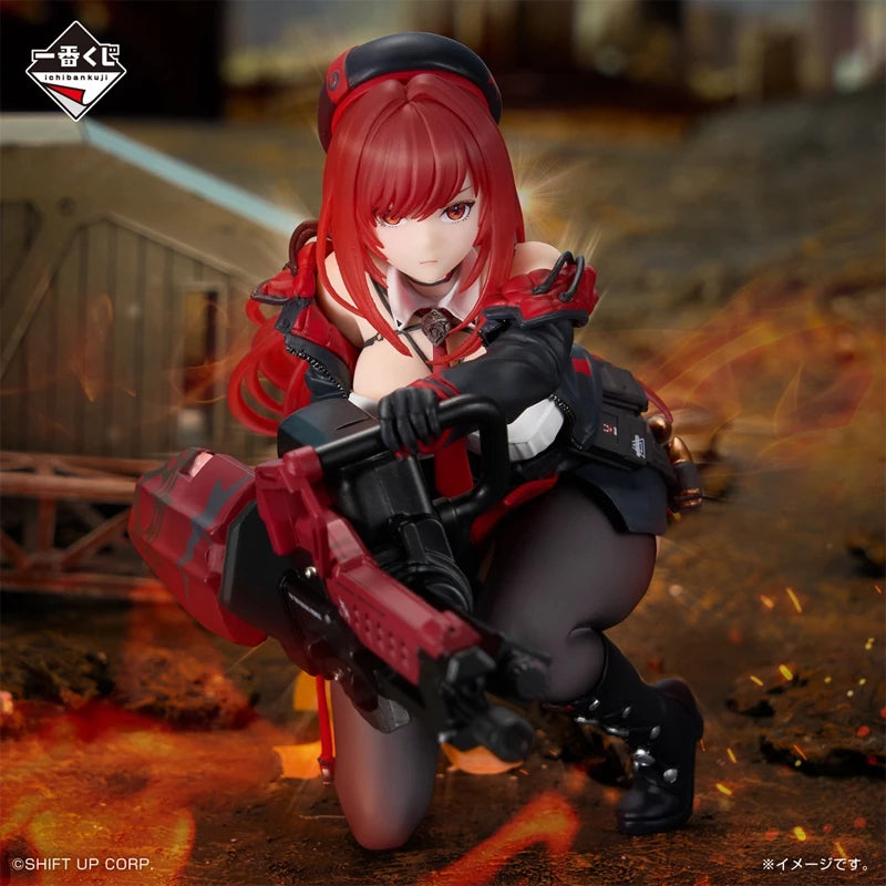 BANDAI Original Ichiban Kuji GODDESS OF VICTORY: NIKKE Anime Figure Rapi Modernia CHAPTER6 Action Figure Toys Gift Model