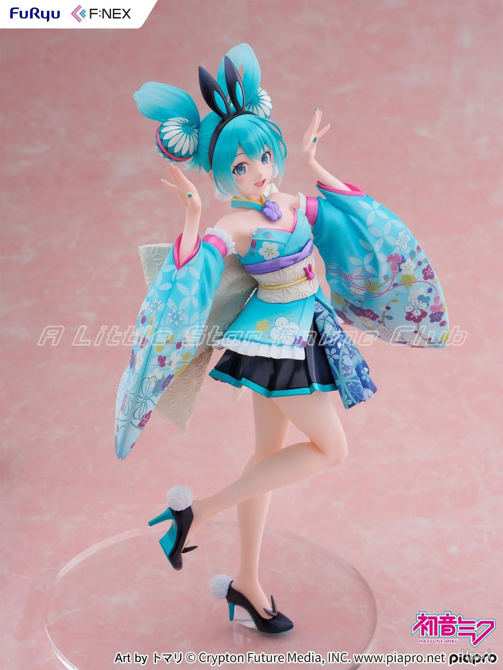 In Stock Original F:NEX Piapro Hatsune Miku Japanese Bunny Girl 1/7 Anime Figure Collection Ornament