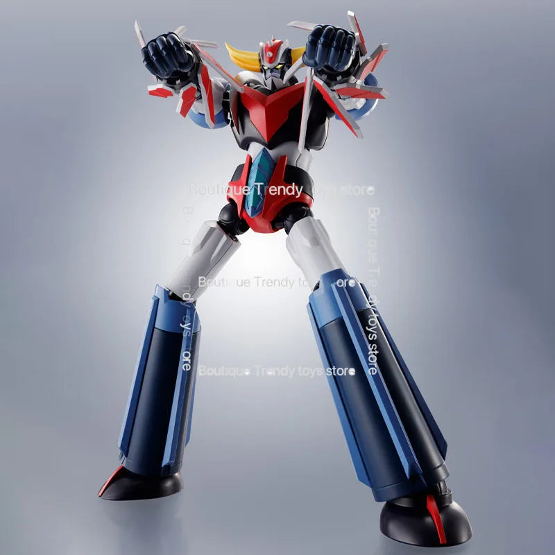 In Stock BANDAI Original THE ROBOT SPIRITS GRENDIZER SPAZER MAZINGER Z Action Figure Model Toy Gift for Kid