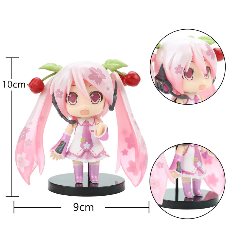 Neue japanische Anime-Figur Sakura Miku Sexy Charakter Ornamente Stuhl Kawai Auto Dekoration Sammlermodell Geburtstagsgeschenk