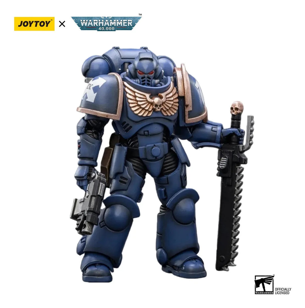 JOYTOY Warhammer 40000/40k Space Marines Ultramarines Outriders Brother Catonus Action Figure Doll Decoration Collection Model