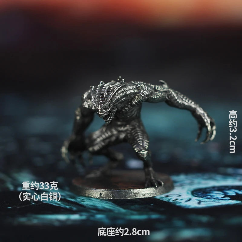 Metal Cupronickel Resident Evil Soldier Model Action Figures Board Game Piece Static State Miniature Ornament Accessories Toys
