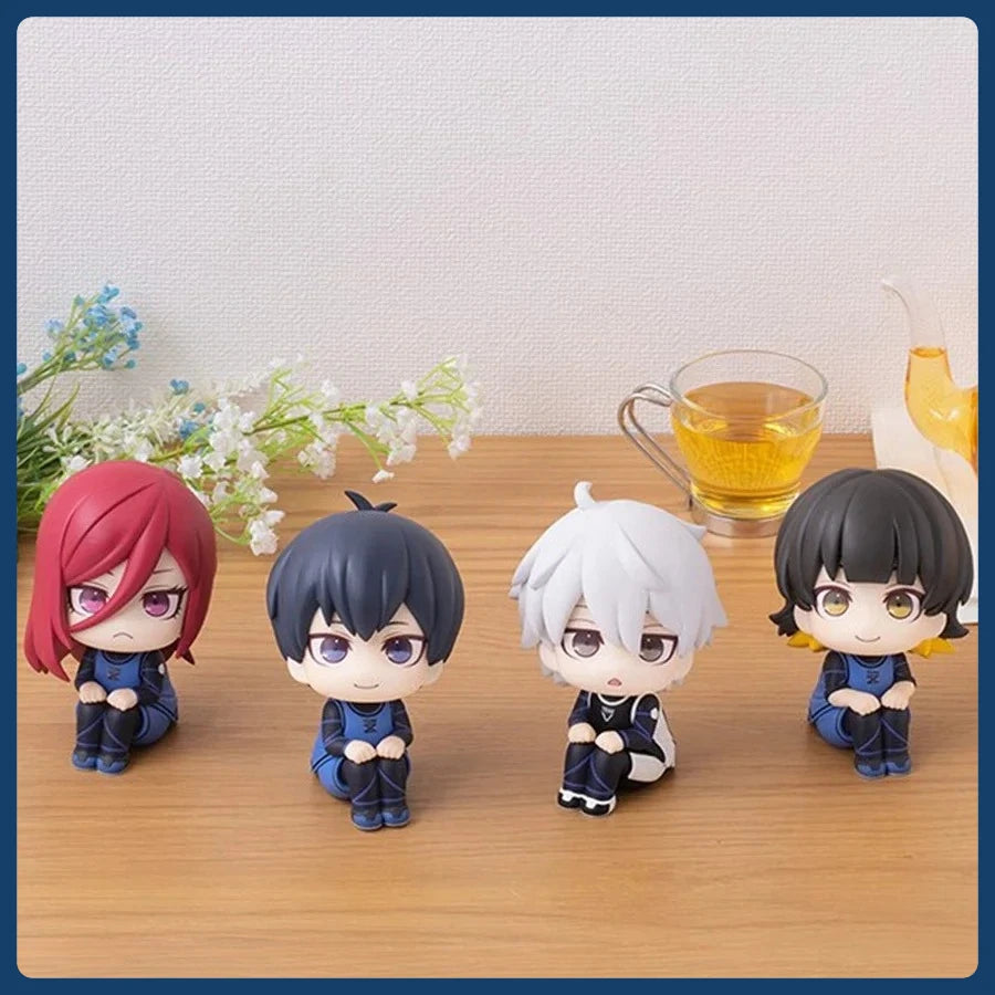 *10cm Blue Lock Anime Figure Look Up Isagi Yoichi/Nagi Seishiro Action Figure Bachira Meguru Figurine Collection Model Doll Toys