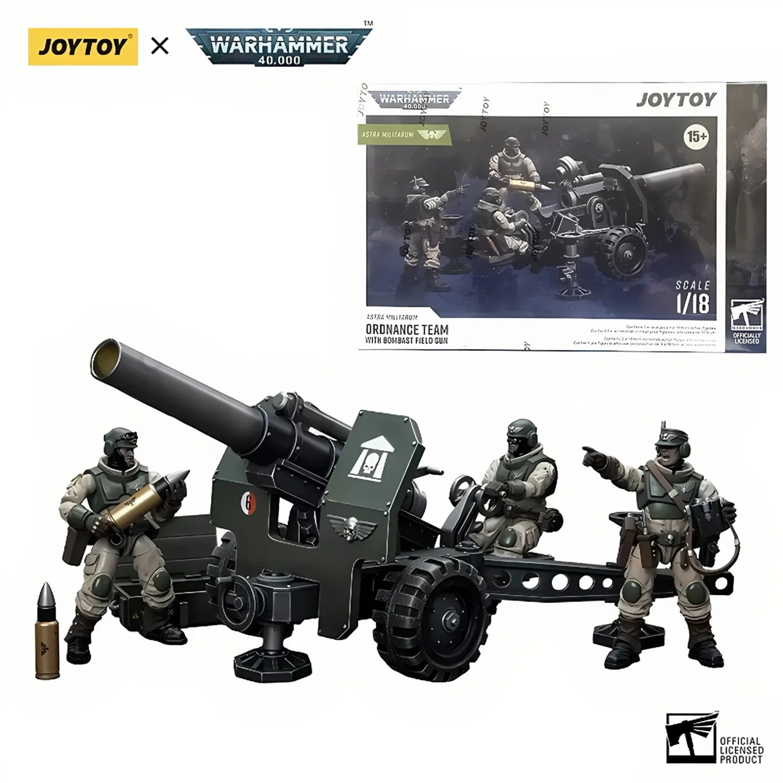 1/18 JOYTOY Action Figure 40K Astra Militarum Anime Model Toy