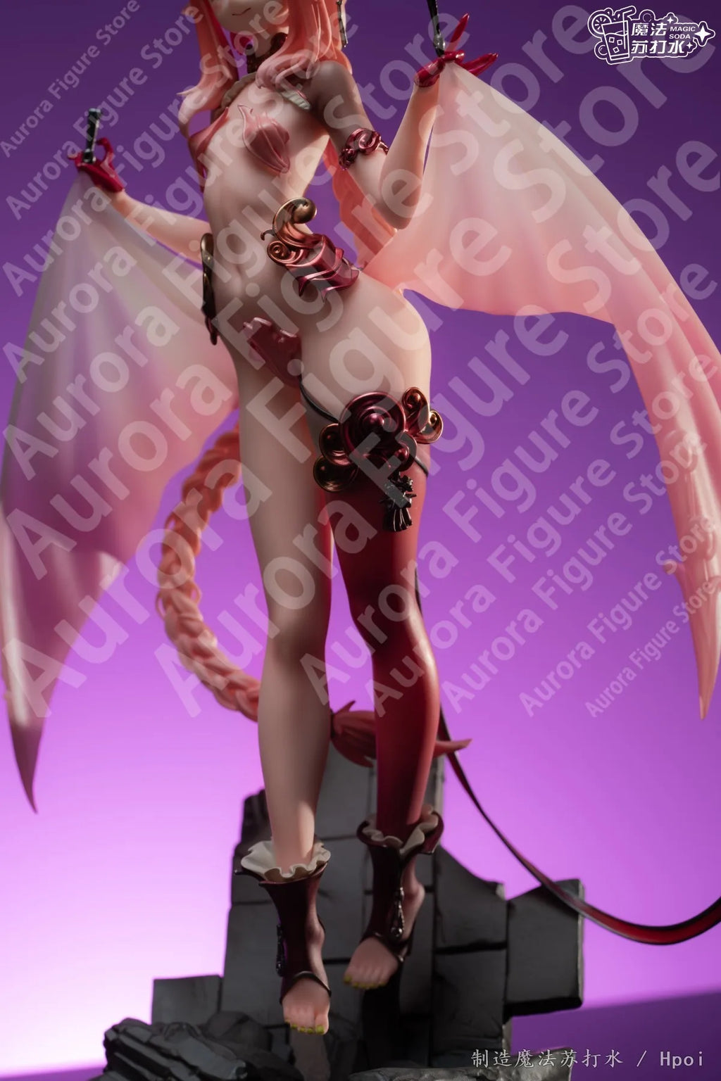 In Stock 100% Original AniMester Yayako Little Succubus 1/7 Anime Statue Machine Girl Toy Gift Model Collection Decoration Hobby
