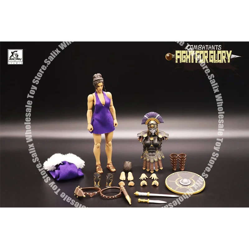Pre XesRay Fight For Glory 1/12 Action Figure Combatants Wave 6 Cassia Berenice Medocus the Thracian Gift Model Toys