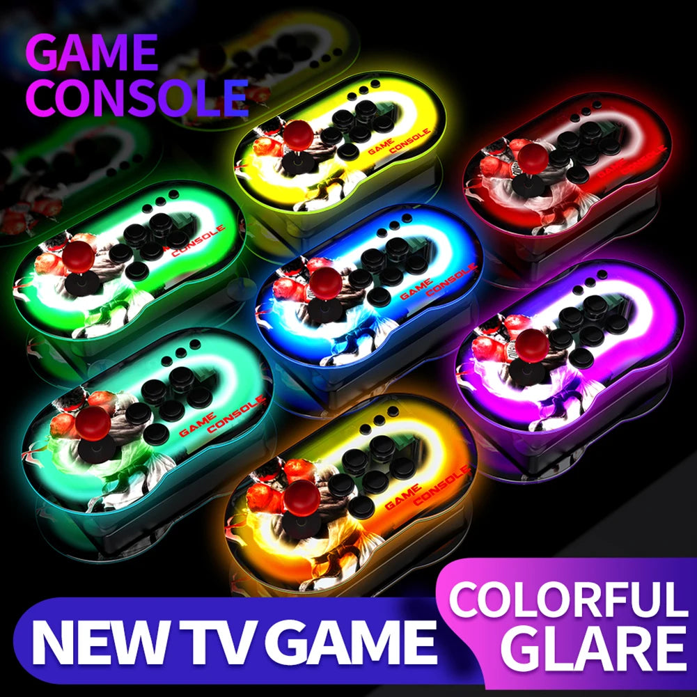 MT6 4K HD Video Arcade Spielkonsole 3D Dual Controller Joystick 10000+ Spiele
