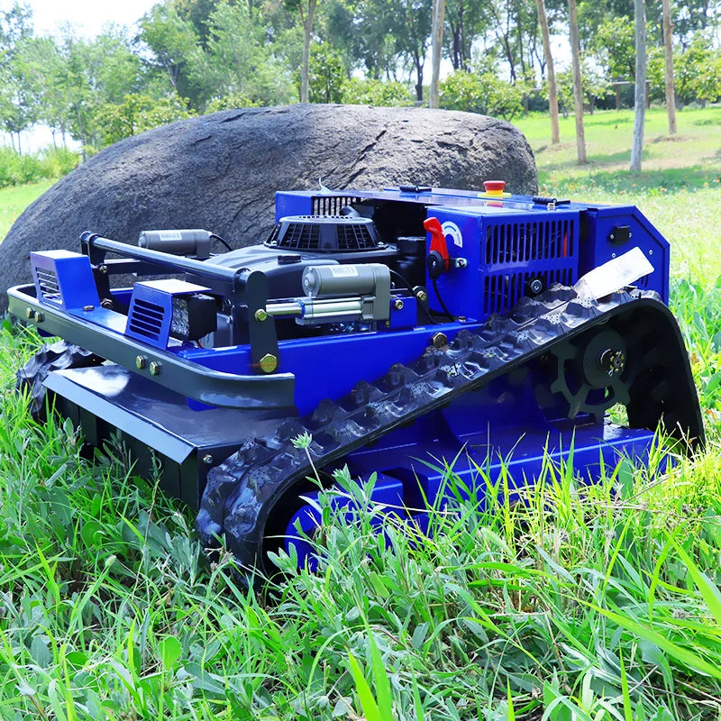 Customized Garden and Agricultural Use Crawler Remote Control Lawn Mower Forestry Robot Zero Turn Lawn Mower