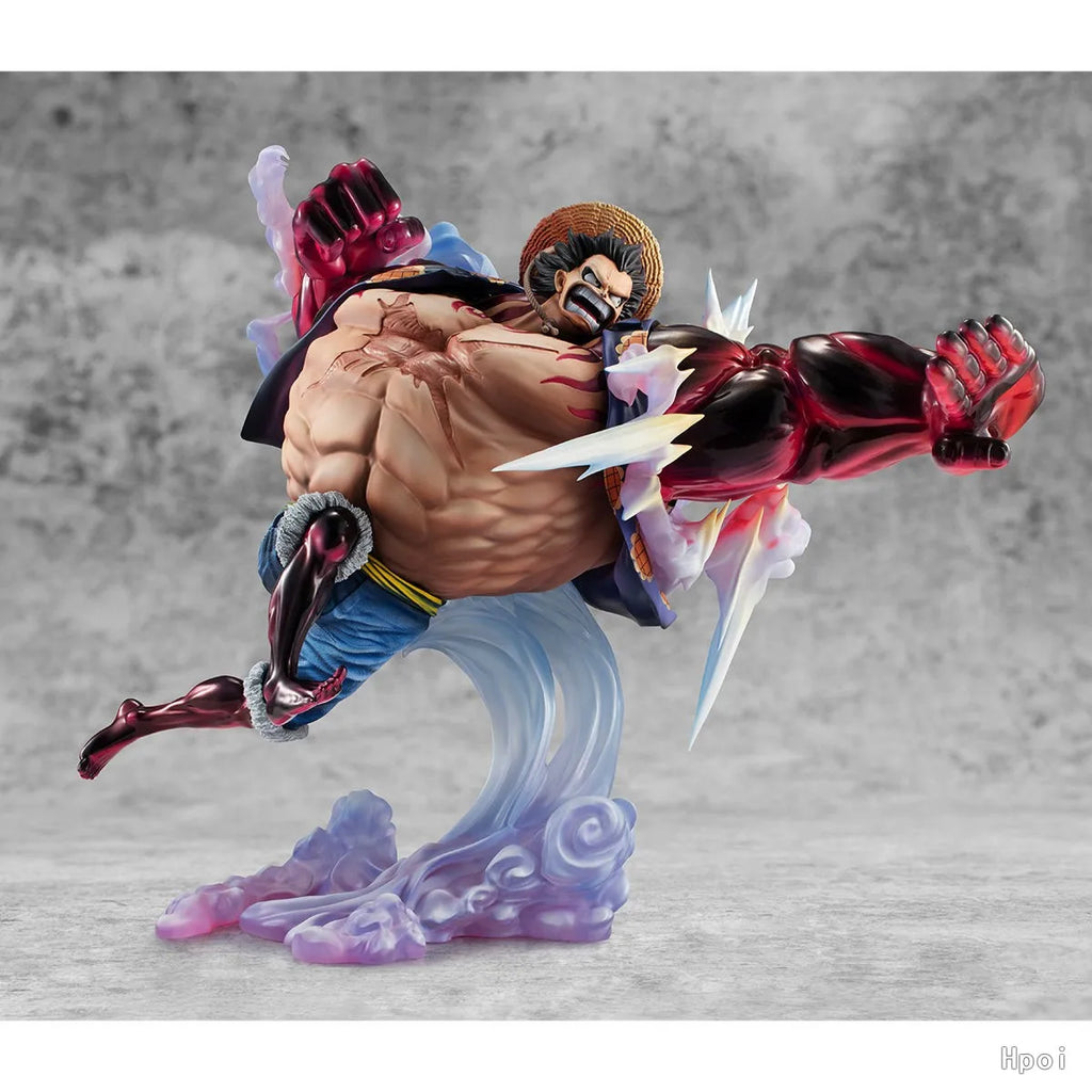 【In Stock】Original MegaHouse POP SA-MAXIMUM ONE PIECE Monkey D. Luffy Bouncing Man Ver.2 Figure Toy Model Collection